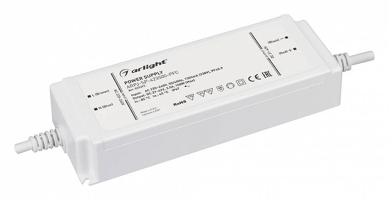 Блок питания с проводом Arlight ARPJ 037273 