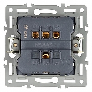 Выключатель двухклавишный без рамки Arlight SWT 043724 цвет Белый-1
