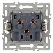 Розетка с заземлением и со шторкой, без рамки Arlight SCT 043730 цвет Белый-1