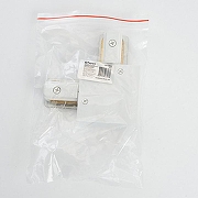 Соединитель угловой L-образный для треков встраиваемых Feron LD1005 10359 цвет арматуры Белый-3