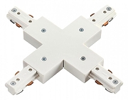 Соединитель X-образный для треков Novotech 135012 цвет арматуры Белый