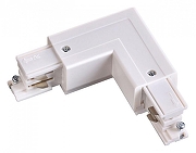 Соединитель угловой L-образный для треков встраиваемых Novotech Port 135062 цвет арматуры Белый