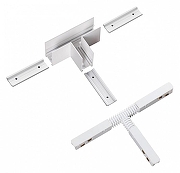 Соединитель T-образный для треков накладных Novotech Flum 135125 цвет арматуры Белый-2