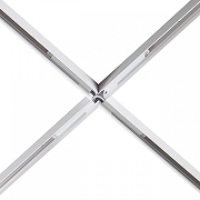 Соединитель X-образный для треков накладных Novotech Flum 135127 цвет арматуры Белый-2