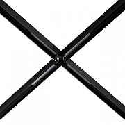 Соединитель X-образный для треков накладных Novotech Flum 135128 цвет арматуры Черный-2