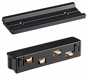 Токопровод концевой Novotech Flum 135164 цвет арматуры Черный