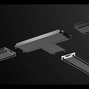Соединитель T-образный для треков накладных Novotech Smal 135210 цвет арматуры Белый-2