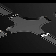 Соединитель X-образный для треков накладных Novotech Smal 135212 цвет арматуры Белый-2