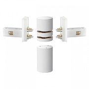 Соединитель угловой L-образный для треков встраиваемых Novotech Flum 135248 цвет арматуры Белый-4