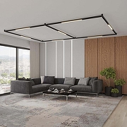 Соединитель угловой L-образный для треков встраиваемых Novotech Flum 135249 цвет арматуры Черный-5