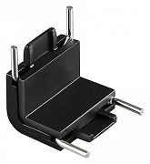 Соединитель угловой внутренний для треков Novotech Easy 135271 цвет арматуры Черный