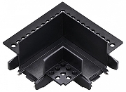 Соединитель угловой L-образный для треков встраиваемых Novotech Smal 135280 цвет арматуры Черный