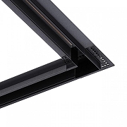 Соединитель угловой L-образный для треков встраиваемых Novotech Smal 135280 цвет арматуры Черный-1