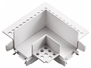 Соединитель угловой L-образный для треков встраиваемых Novotech Smal 135281 цвет арматуры Белый