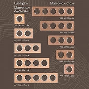 Выключатель одноклавишный без рамки Arte Milano 202 202.30-1.black цвет Черный-5