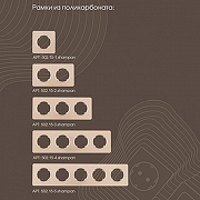 Выключатель двухклавишный без рамки Arte Milano 202 202.30-2.shampan цвет Бежевый-6