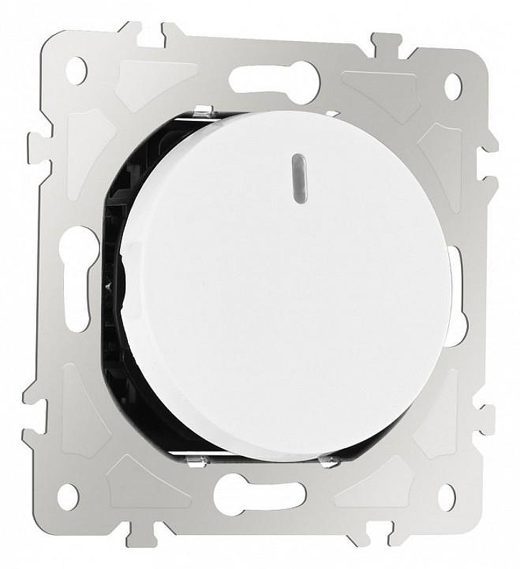 Выключатель перекрестный одноклавишный с подсветкой без рамки Arte Milano 202 202.35-1.white 