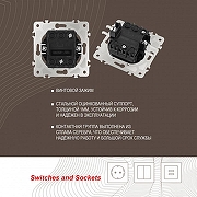 Кнопка звонка без рамки Arte Milano 202 202.36-1.white цвет Белый-2