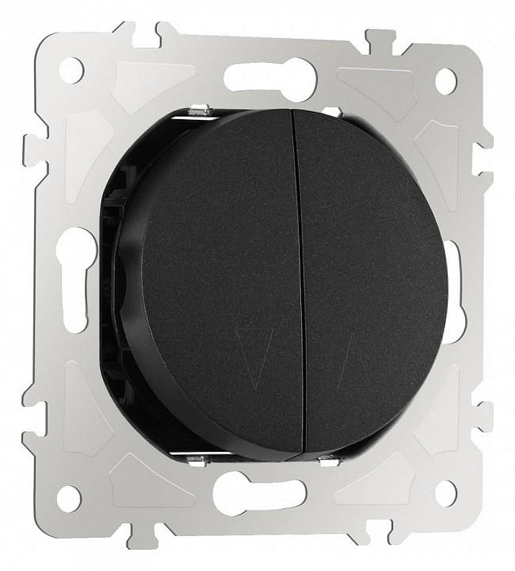 Выключатель для жалюзи без рамки Arte Milano 202 202.38-2.black 