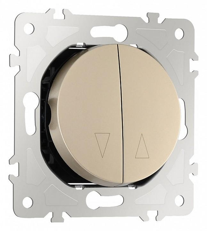 Выключатель для жалюзи без рамки Arte Milano 202 202.38-2.shampan 