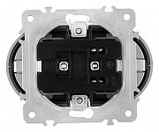 Розетка двойная с заземлением, без рамки Arte Milano am-202 202.40-2.silver цвет Серебро-2