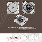 ТВ-розетка без рамки Arte Milano am-202 202.43-1.silver цвет Серебро-6