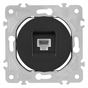 Розетка Ethernet RJ-45 без рамки Arte Milano am-202 202.45-1.black цвет Черный