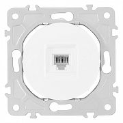 Розетка телефонная RJ-11 без рамки Arte Milano am-202 202.51-1.white цвет Белый