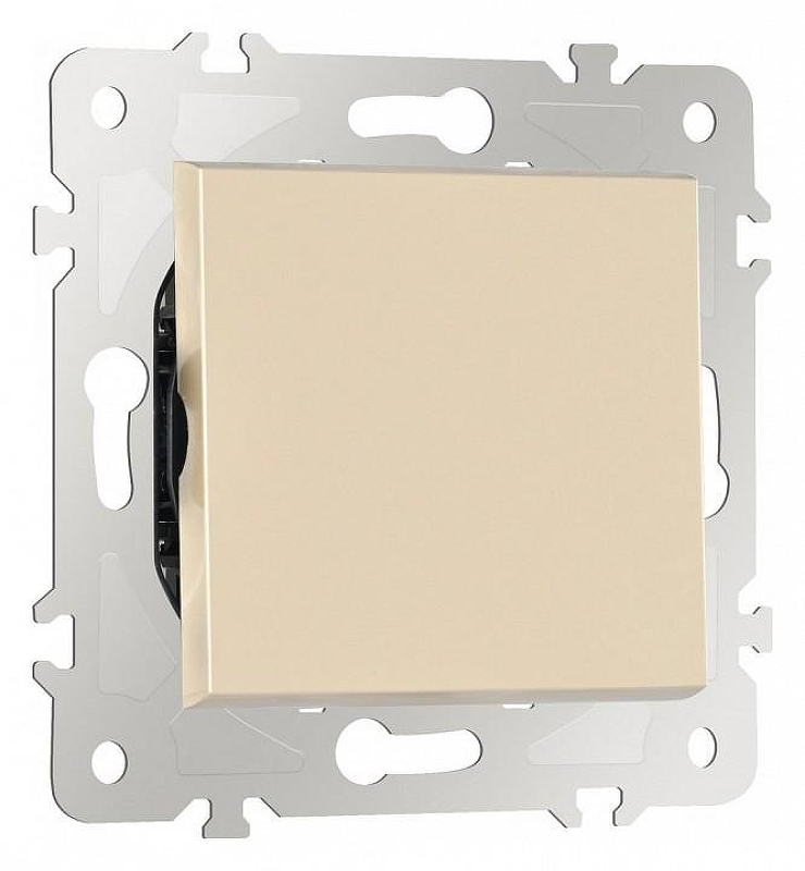 Выключатель одноклавишный без рамки Arte Milano 203 203.30-1.shampan 