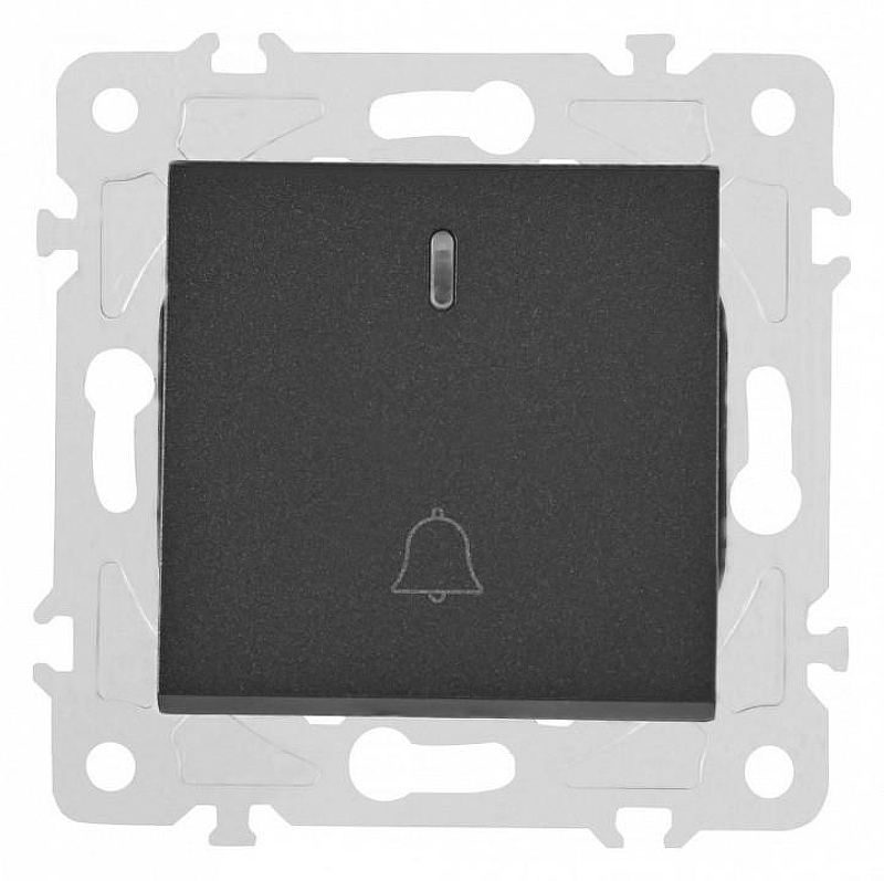 Кнопка звонка для жалюзи с подсветкой без рамки Arte Milano 203 203.37-1.black 