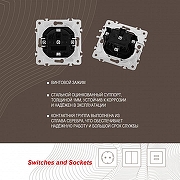 Розетка с заземлением и со шторкой, без рамки Arte Milano am-203 203.40-1.silver цвет Серебро-5