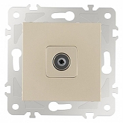 ТВ-розетка без рамки Arte Milano am-203 203.43-1.shampan цвет Бежевый
