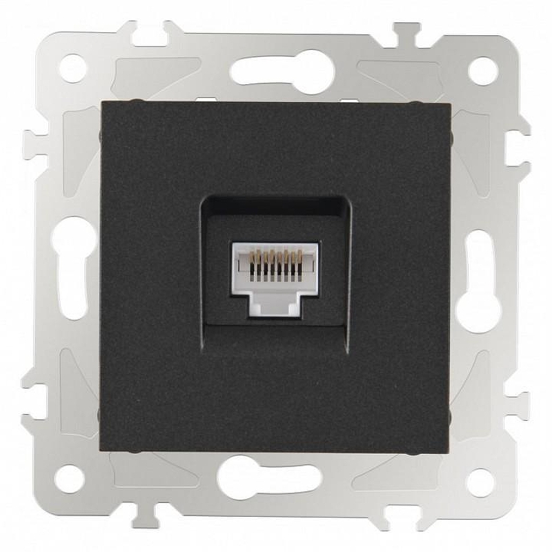 Розетка Ethernet RJ-45 без рамки Arte Milano am-203 203.45-1.black 