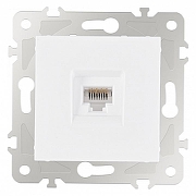 Розетка Ethernet RJ-45 без рамки Arte Milano am-203 203.45-1.white цвет Белый