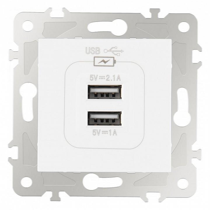 Розетка USB, без рамки Arte Milano am-203 203.46-1.white 