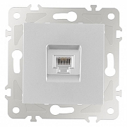 Розетка телефонная RJ-11 без рамки Arte Milano am-203 203.51-1.silver цвет Серебро