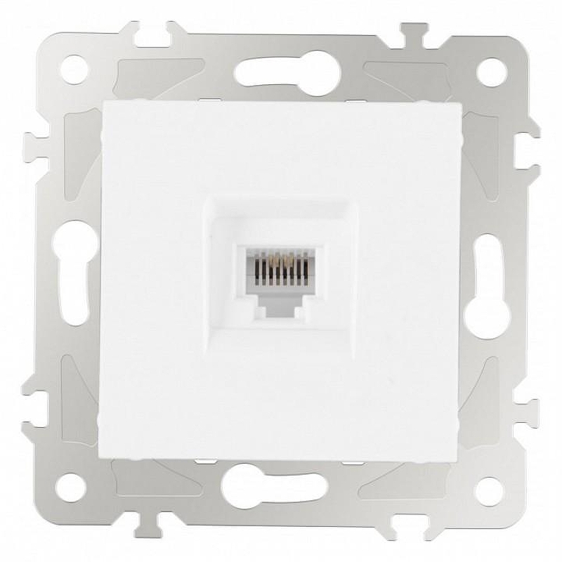 Розетка телефонная RJ-11 без рамки Arte Milano am-203 203.51-1.white 