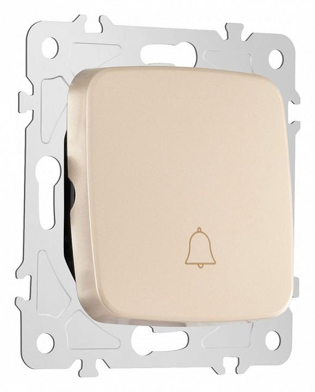 Кнопка звонка без рамки Arte Milano 205 205.36-1.shampan 