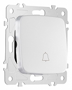 Кнопка звонка без рамки Arte Milano 205 205.36-1.silver цвет Серебро