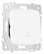 Кнопка звонка без рамки Arte Milano 205 205.36-1.white цвет Белый