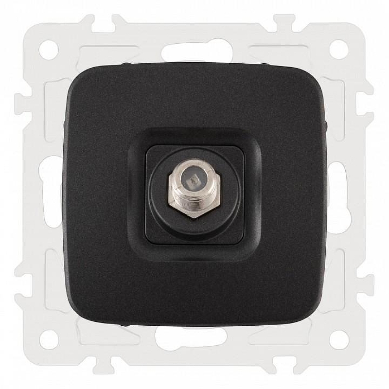 ТВ-розетка без рамки Arte Milano am-205 205.42-1.black 