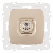 ТВ-розетка без рамки Arte Milano am-205 205.42-1.shampan цвет Бежевый