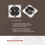 ТВ-розетка без рамки Arte Milano am-205 205.42-1.shampan цвет Бежевый-3