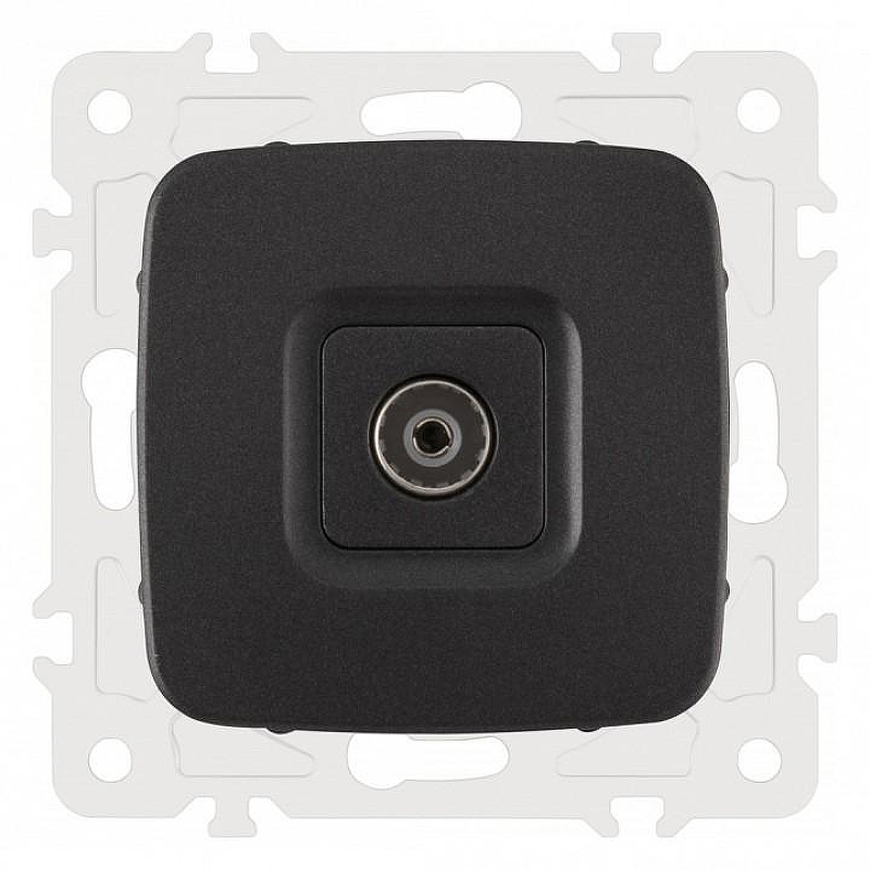 ТВ-розетка без рамки Arte Milano am-205 205.43-1.black 