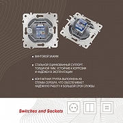 Розетка Ethernet RJ-45 без рамки Arte Milano am-205 205.45-1.silver цвет Серебро-3