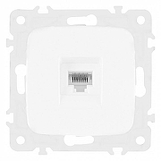 Розетка Ethernet RJ-45 без рамки Arte Milano am-205 205.45-1.white цвет Белый