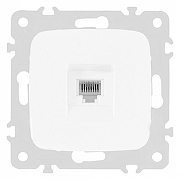 Розетка телефонная RJ-11 без рамки Arte Milano am-205 205.51-1.white цвет Белый