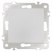 Выключатель одноклавишный без рамки Arte Milano 206 206.30-1.silver цвет Серебро