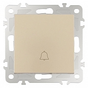 Кнопка звонка без рамки Arte Milano 206 206.36-1.shampan цвет Бежевый