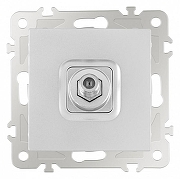 ТВ-розетка без рамки Arte Milano am-206 206.42-1.silver цвет Серебро